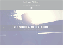 Tablet Screenshot of kickassaffiliate.com